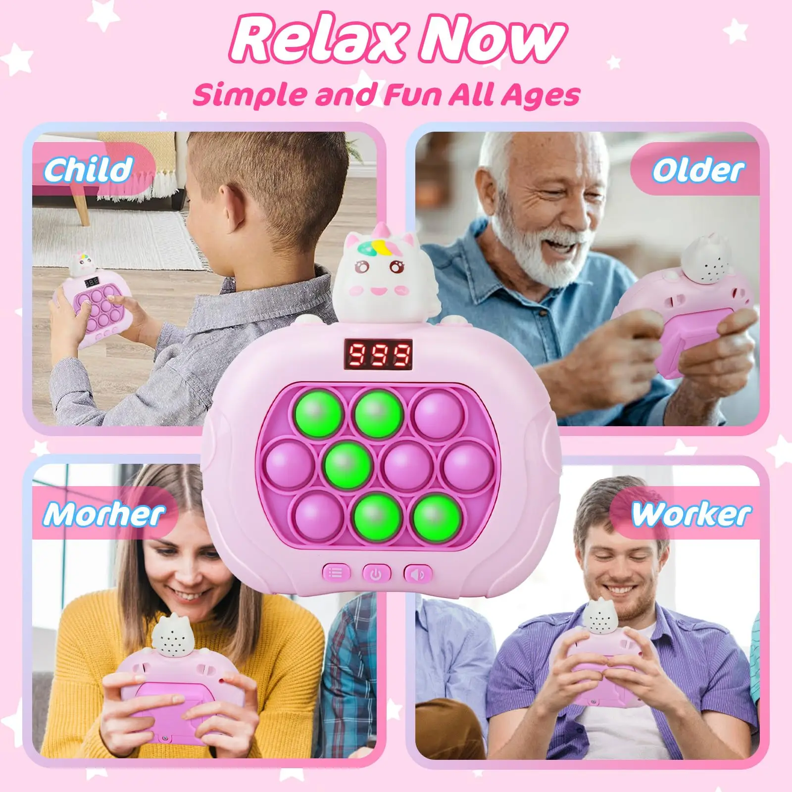 Consoles De Jeu Pop Push Bubble Led Pour Enfants Et Adultes, Jouet  D'instituts Souligné, Budget, Garçons, Filles, Nouveau - Brinquedos De  Espremer - AliExpress