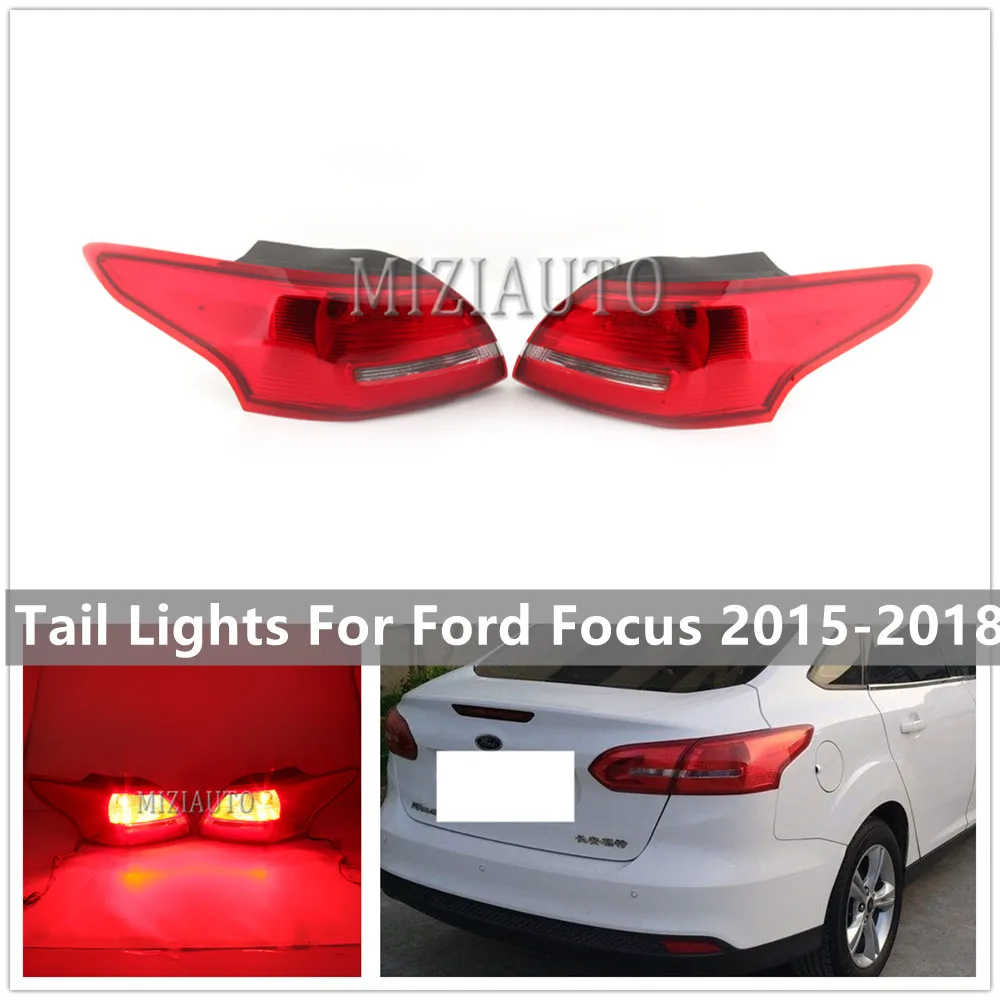 Luz trasera LED exterior izquierda y derecha para Ford Focus, lámpara