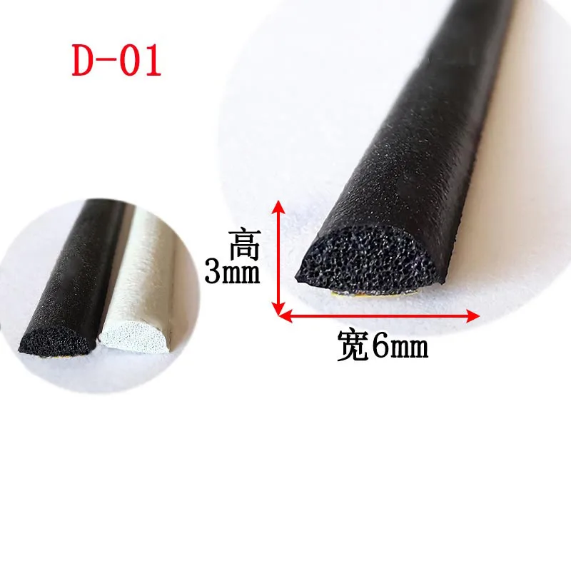 1/2/3M EPDM guma piankowa dźwiękoszczelna uszczelka szyberdach trójkątne okno dach samochodowy uszczelka solidna samoprzylepna gąbka taśma uszczelniająca