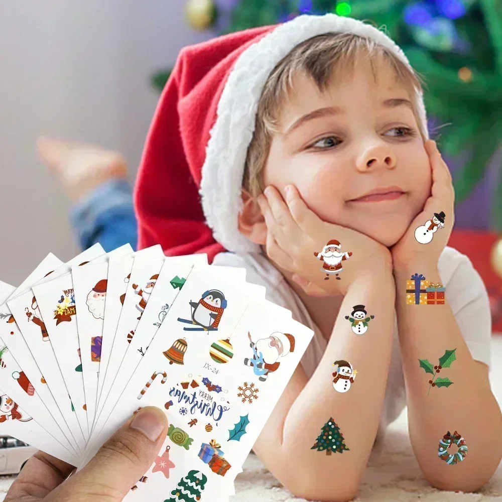 Рисунок 2 - Рождественские наклейки с татуировками
