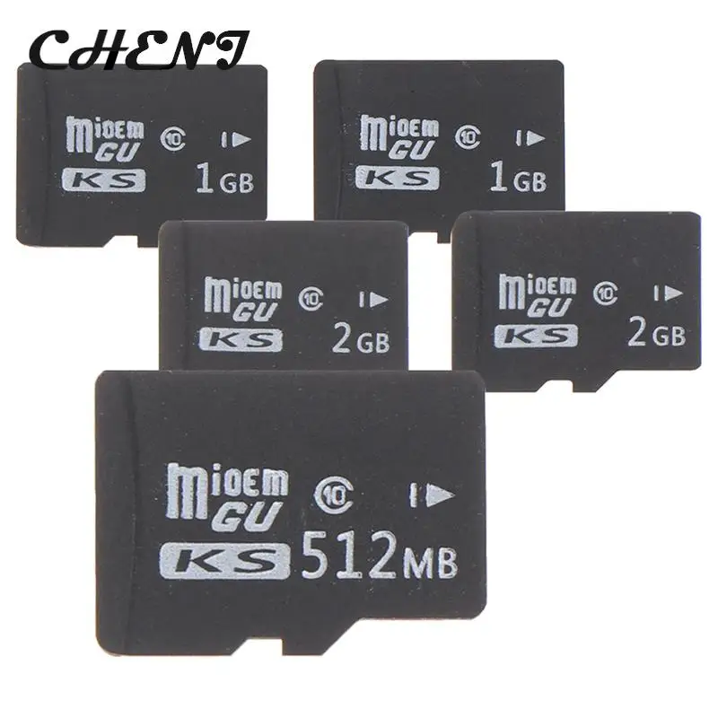 512M 1GB 2GB Professional High Speed Flash Mini Micro SD Card for Mobile Phones Cameras Accessories 1PCS