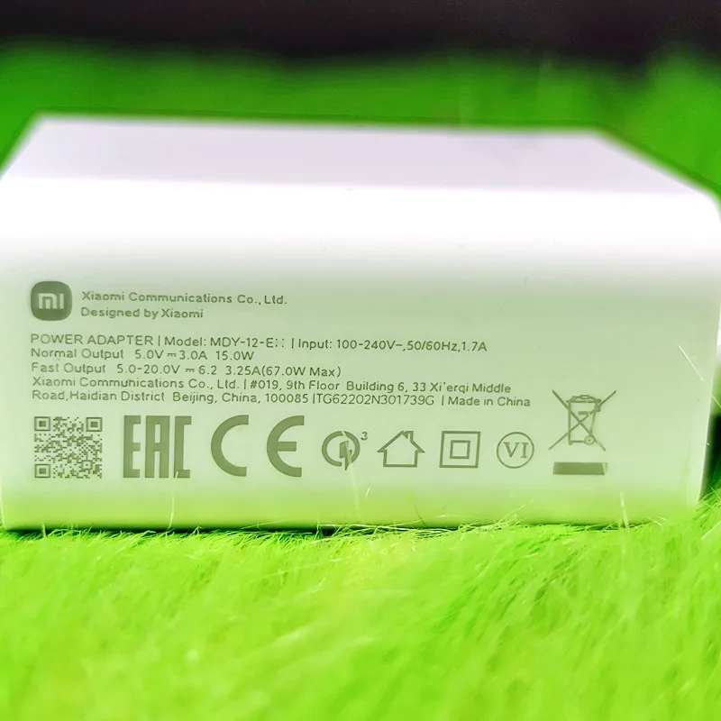 Xiaomi 67w Charger Original EU Turbo Fast charge adapter 1m 2M 6A cable Poco X3 GT Fast Charge Type C Cable Mi 11 Pro Ultra 12x