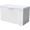 14 cu ft Chest Freezer - White, Large Storage for Families, Space-Saving Flat Back, Front Drain, Garage Ready- By Hamilton Beach 1