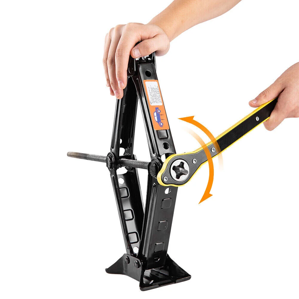 2,5 T/1,5 T Auto Scissor Jack Auto Notfall Kurbel Lift Stehen arbeitssparende Ratsche Effiziente Reifen ändern Fahrzeug Werkzeug – Detail 9