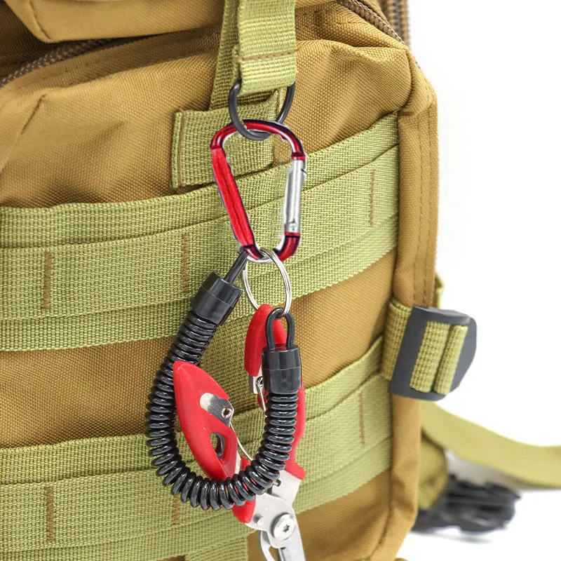 3pcs Fishing Anti Loss Ropes 12cm/15cm/18cm Stretchable and Curly Drawstring with Buckle Camping Anti Loss Mobile Phone