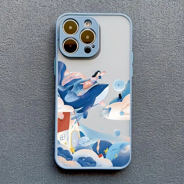 Wal-Stoßfeste Lustige Handyhülle für iPhone 13 12 11 Pro Max Mini 17 16 15 14 Pro Max Plus X XR XS 16 Plus Rückseiten-Abdeckung Fundas – Detail 6