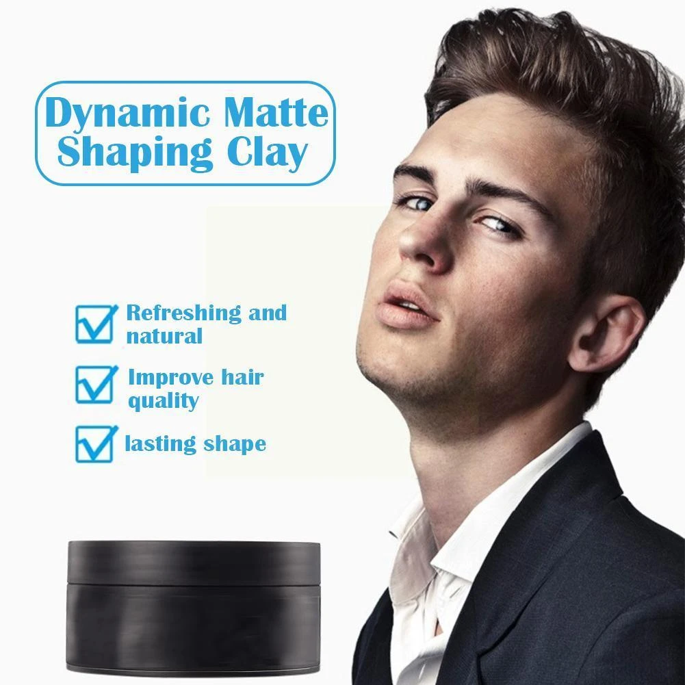 100g Professional Styling Hair Gel Wax Men Hair Long Lasting Dry  Stereotypes Hair Balsam Oil Wax For Hair Styling Y2y2 - Hair Styling Waxes  & Cream - AliExpress