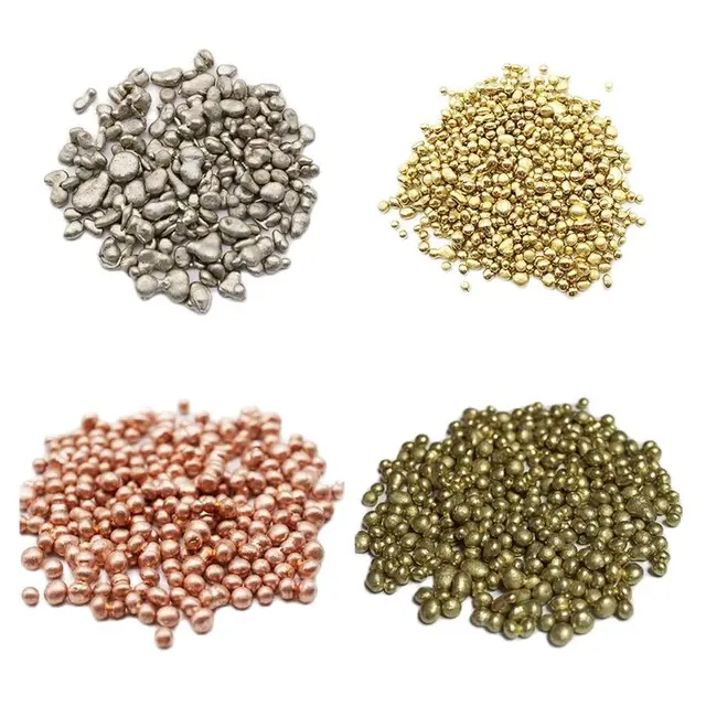 Brass Bronze Copper Grain Granules Beads Particle Metal Cu For Jewelry Casting Alloy Plating Anodes