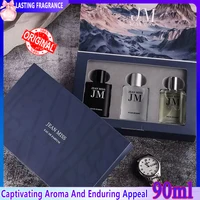 90ml Original Men's Perfume Gift Box 3pcs,Set Fascination Man Colognes Scent Lasting Woody Floral Fragrance Eau De Parfums Homme