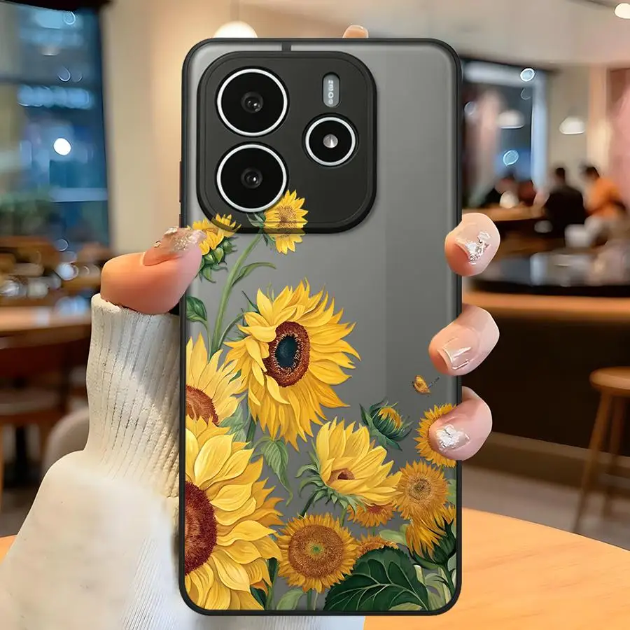 Sunflower Bloom Protective Phone Case -  Back Cover