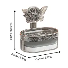  Creative Soap Box Butterfly Sucker Wall Mounted Waterproof Leak Proof Stylish Bathroom Storage Box Shelf Soap Rack Non Perforate 