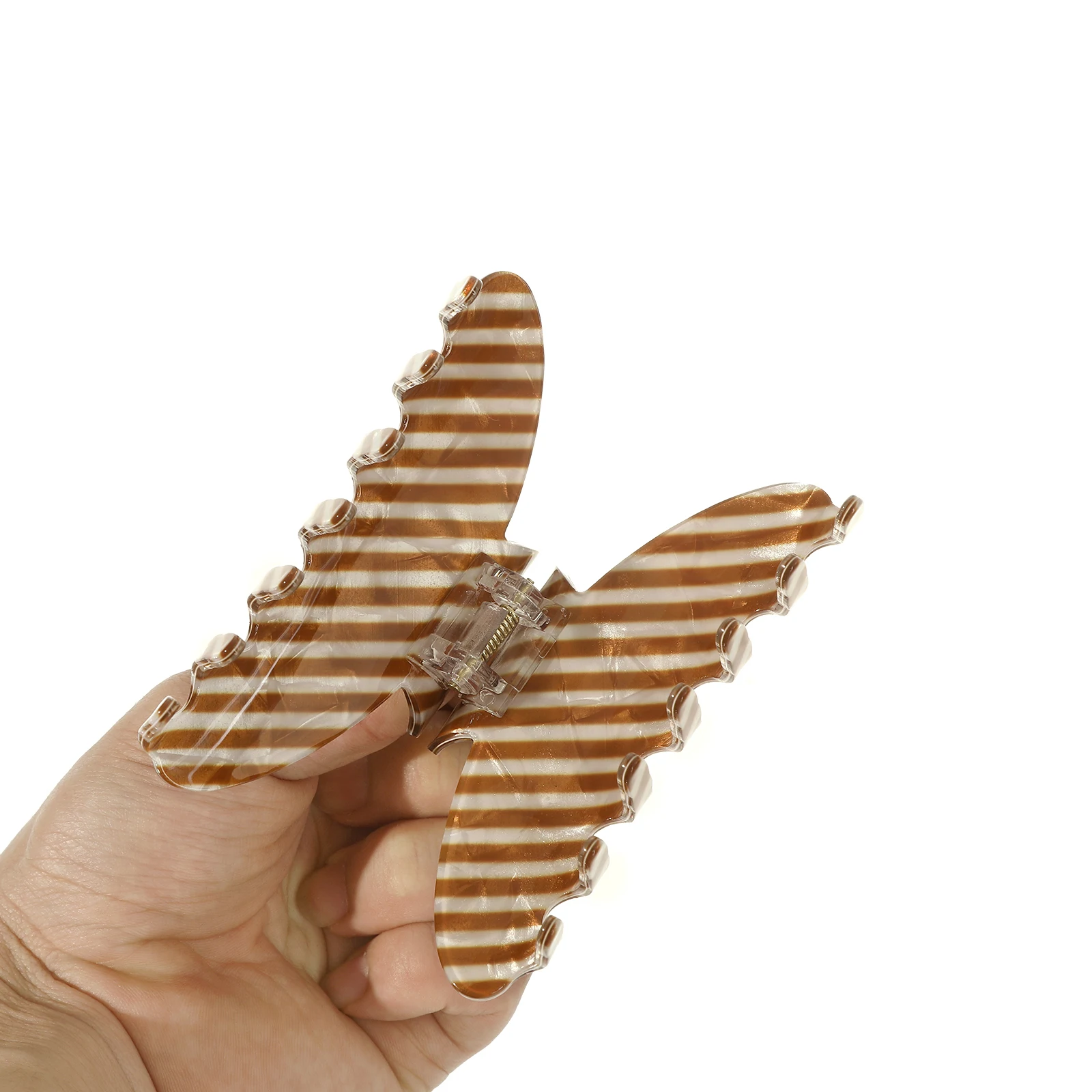 1pc Korean Style Cute Hair Claw Crab Plastic Hair Clamps Barrettes Hairpins Women Girl Hair Accessories Simple Ponytail Holder