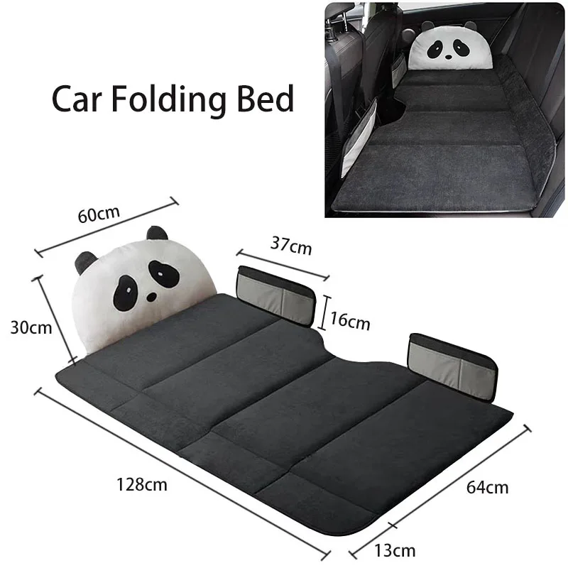 Car Folding Bed Travel Bed Camping Mattress Foldable Children's Sleeping Mattress Car Rear Seat Cushion Removable And Washable