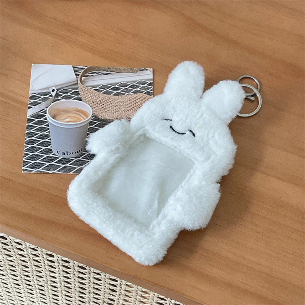Credit Card Holder Card Holder Card Protector Idol Card Protector Photo Card Holder Idol Card Book Photo Album Photo Card Binder Plush Card Cover Star Chasing Pendant Cartoon Protector Case Animal Shape Cute Photo Card Holder Sweet ID Credit Case Keychain