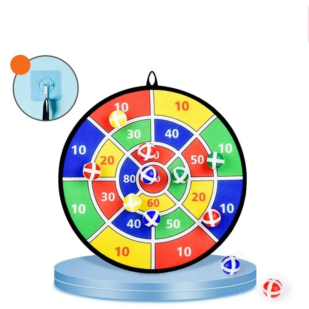Cute Number Dart Board Target Cloth Cartoon Pattern Sticky Ball Toy Education Toy Pitching Game