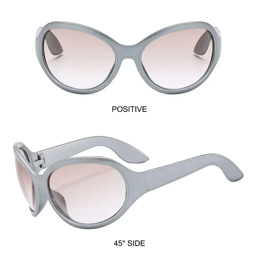 Coole übergroße UV400-Sonnenbrille, Sport-Sonnenbrille, Y2K-Farbtöne für Damen und Herren – Detail 9