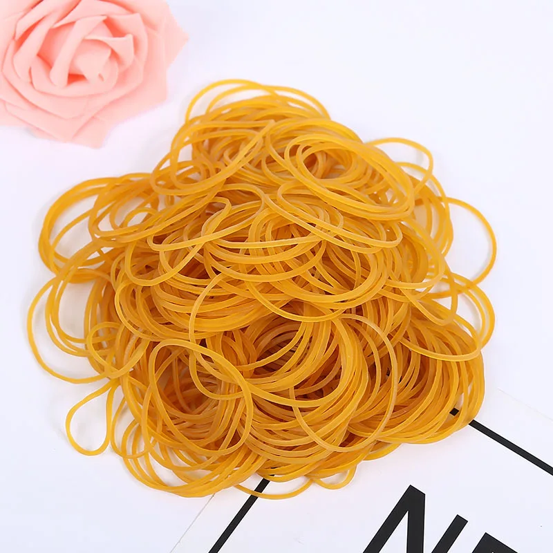 ‌Multi-Purpose Elastic Rubber Bands,15-60mm Diameter Rubber Bands Sturdy Stationery Fasteners for Paper, Files & Household Items