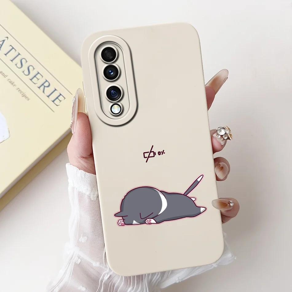 Cute Panda & Rabbit Cartoon Soft Silicone Shockproof Case - Fits Select Honor Models