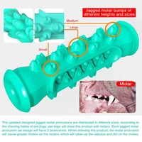Dog Toys TPR Safe Puppy Dental Care Cleaning Toys Teething Stick Chewable Teeth Cleaning Bones Dog Toothbrush  Supplies 2