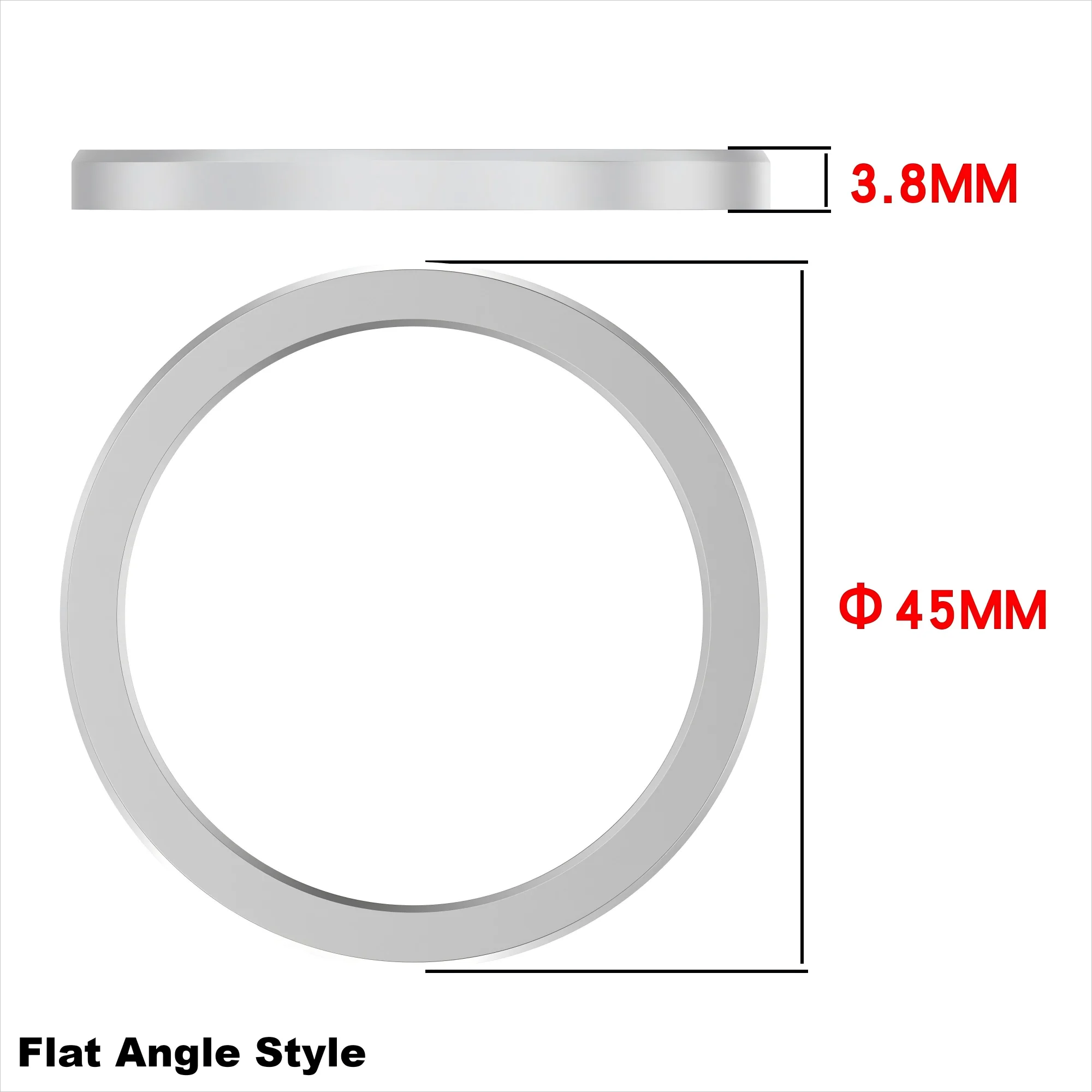 Sleek Metal Bezel with Rounded Corners