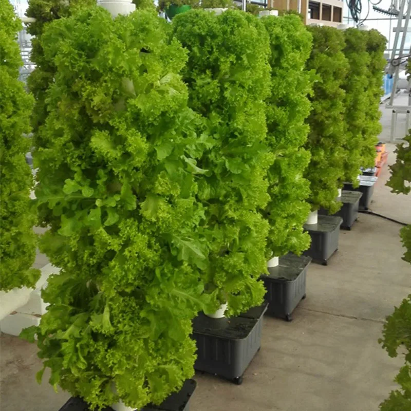 DIY Home Garden Balcony Vertical Tower Planter Detachable PP Colonization Cups Farm Greenhouse Hydroponic Grow System