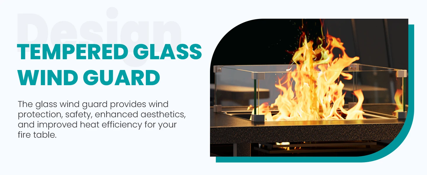 Tempered Glass Wind Guard