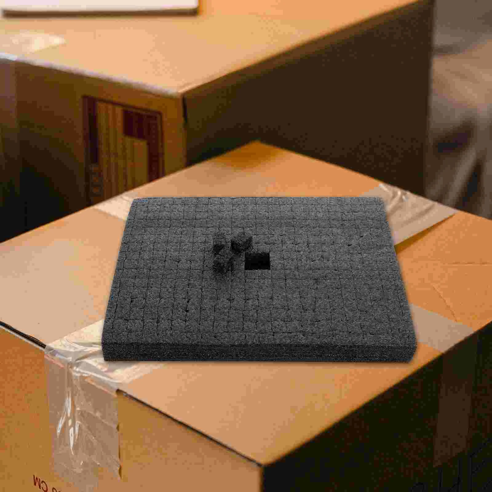 Black Shockproof Foam Packing Cubes Cube Foam Sheets Tool Box Inserts Office Binding Supplies Board Packing Cases