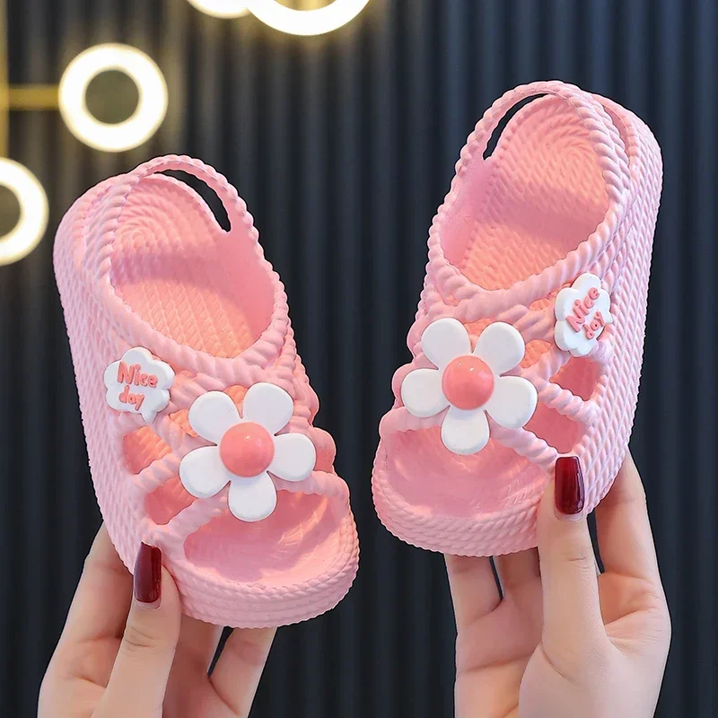 Kids Flower Beach Slippers 3