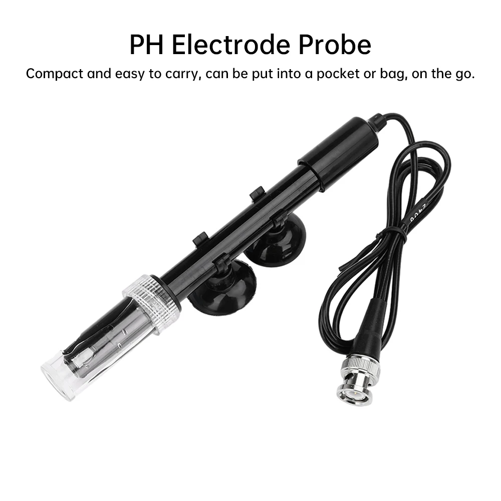 PH Electrode Probe BNC Connector PH Tester Controller Meter Sensor Refillable / Non-fillable Electrode Probe For Aquarium