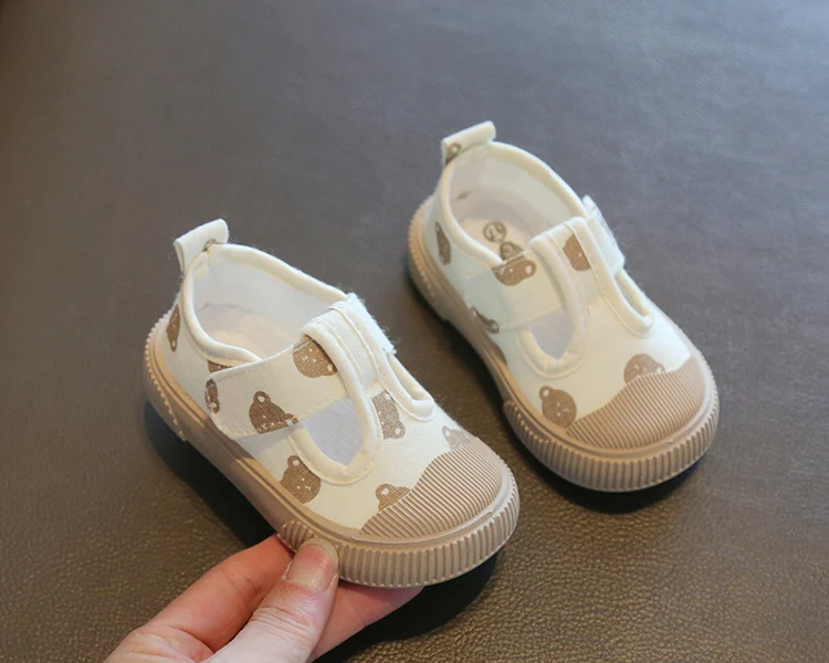 Kids Casual Canvas Sneakers - Cute Animal Print Shoes for Toddlers
