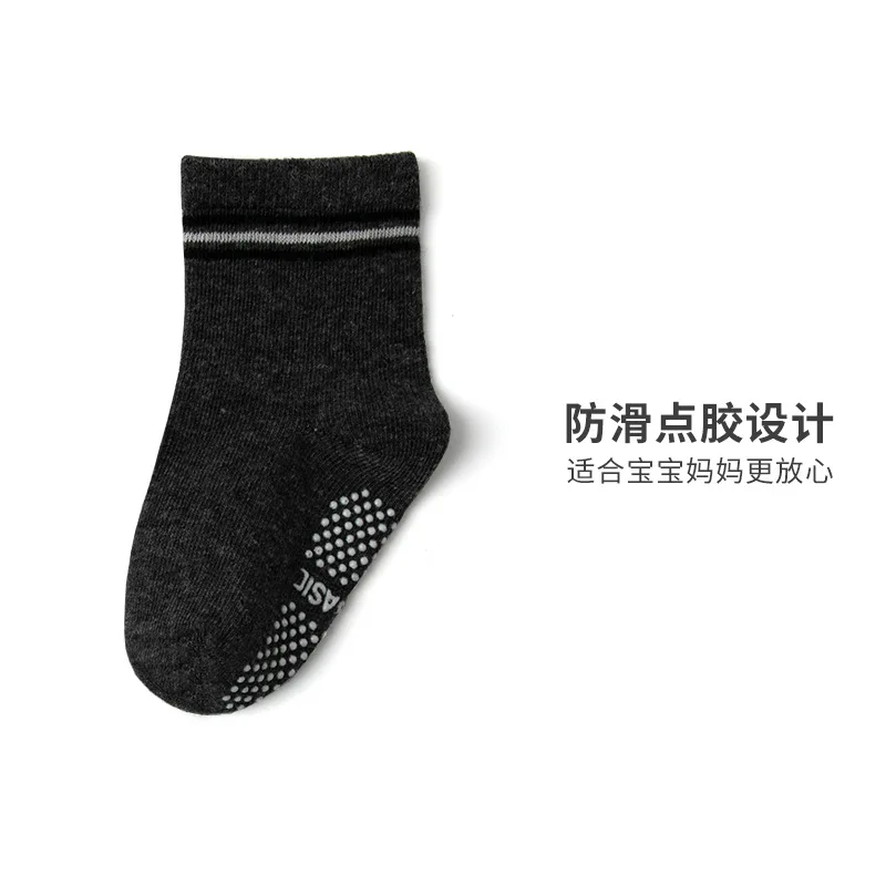 12Pairs Kids Socks Cartoon Animal Print, Soft Cotton Non-Slip Breathable All-Season Socks for Boys Toddler Children Infant Socks