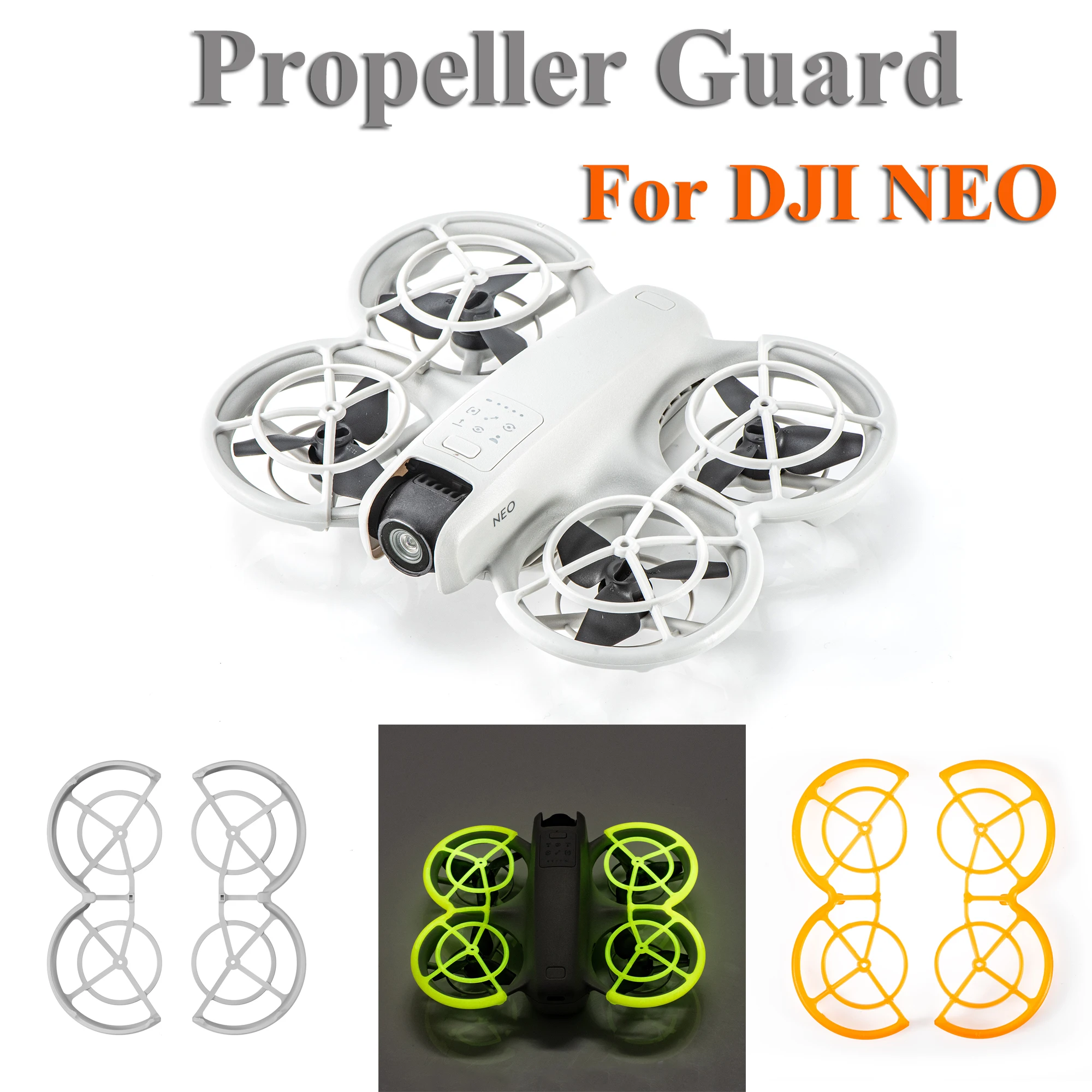 Propellers Guard for DJI NEO Fluorescence Ring Anti-collision Accessories Wing Fan Protective Night Light Cover Prop Protector