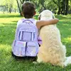Bear Backpack For Girls Cute Bear Princess Breathable Kids Backpack 18inch Large Capacity Spine Protection Backpacks For School 4