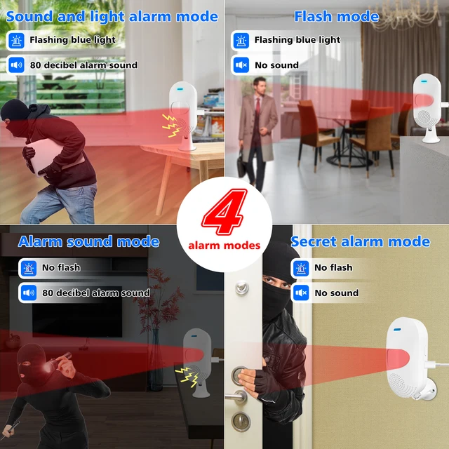 Tuya Smart Home Security Protection WiFi PIR infrared Motion Detector Alarm Sensor Burglar Alarm Smart Life APP Support Alexa - Image 5