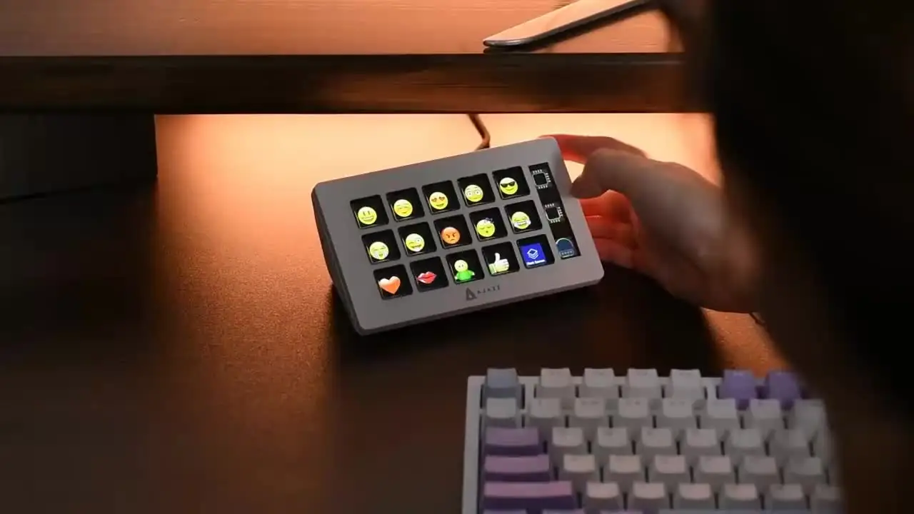 AJAZZ AKP153E 多機能コンソールパネル デスクトップアシスタント 15