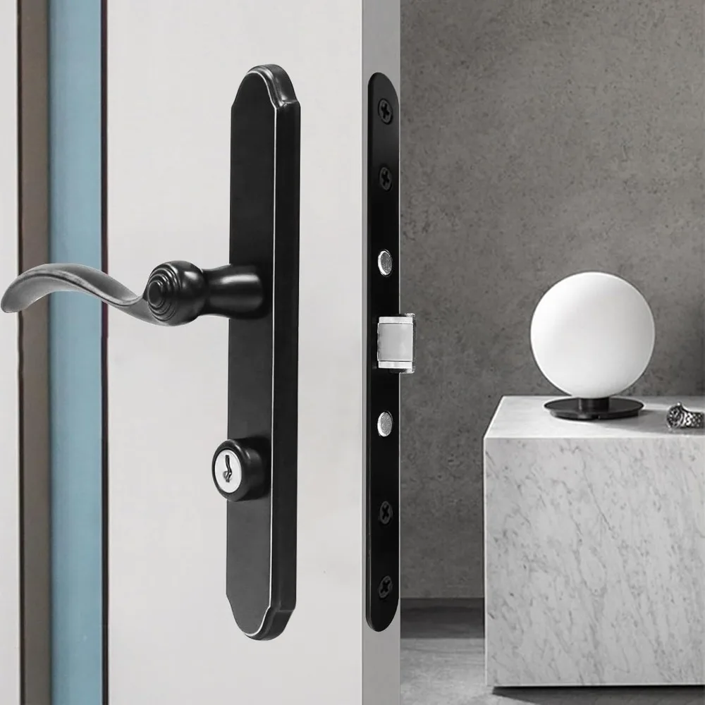 High Quality Cylinder 2-point Style Household Entrance Door Lock Body For Storm Doors Door Handle Parts Zinc Alloy