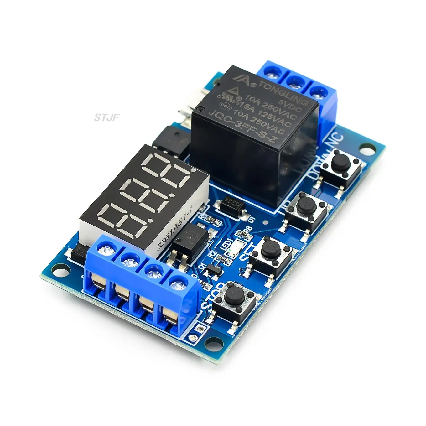 6-30V Relais modul Schalter Trigger Zeit verzögerung schaltung Timer Zyklus einstellbar Trigger Aus/Ein Schalter Timing Zyklus für Arduino – Detail 2