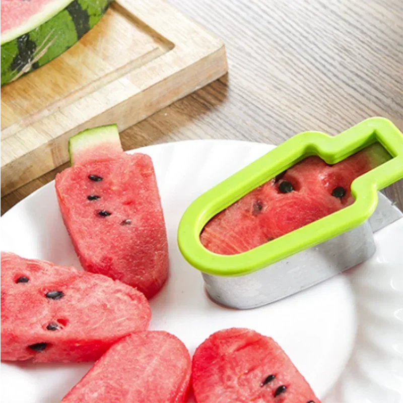 1 PC Stainless Steel Watermelon Cutter Cute Tree Design Salad Fruit Slicer Cutting Watermelon  Cutter Tools  Kitchen Accessories