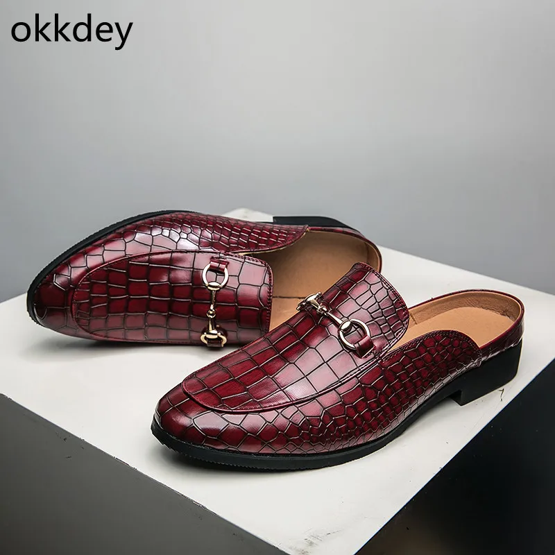 Pointed Toe Formal Flat Leather Shoes Men's Loafers All-match Comfortable Outdoor Casual Spring Summer