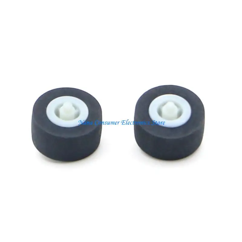 G7NE 5x Schwarze Gummilagerrolle Führungsrolle Rad Andruckrolle 13x6x2mm für – Detail 9