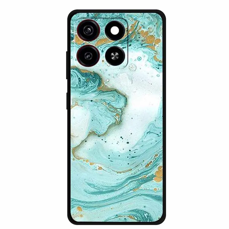 Marble Astronaut Shockproof TPU Soft Silicone Phone Case - 6.75