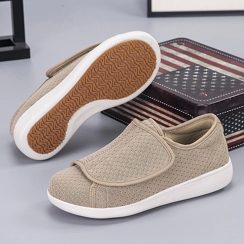 Anti-slip Diabetic Shoes Swollen Feet Men Women Wide Shoes For Special Fat Foot Hallux Valgus Bunion Medical Rehabilitation 4