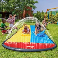 Inflatable Water Slide for Backyard Outdoor Kids Summer Toys Games Sprinkle Water Sliders Children Summer Water Toys Lawn Toys 1