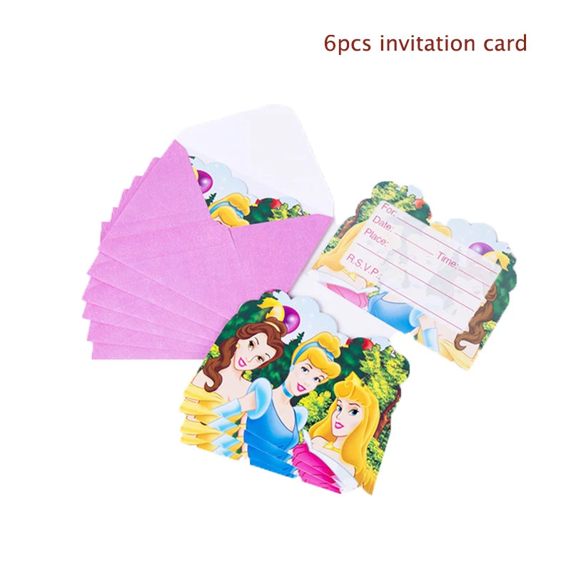 6pcs Invitation Card