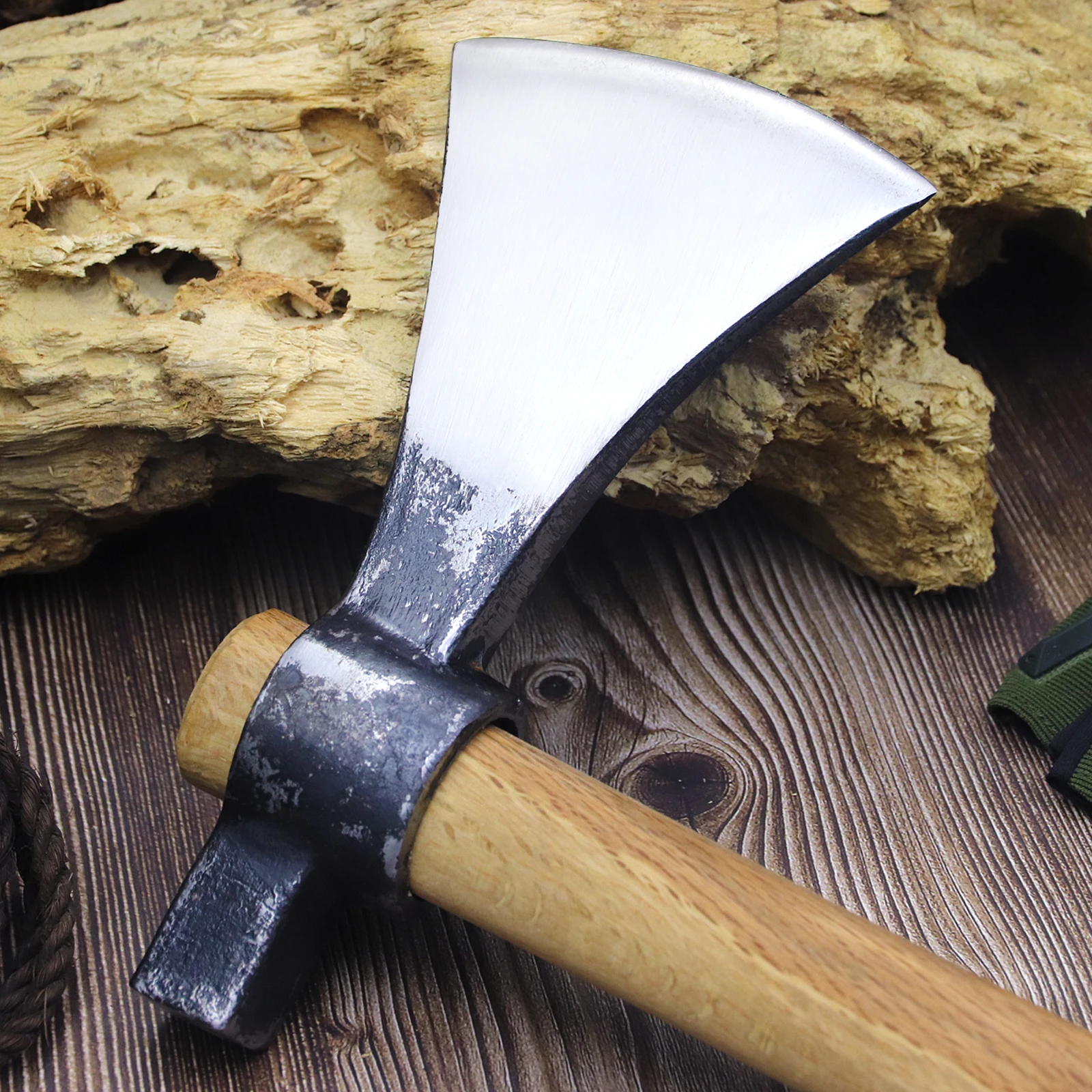 WPKOPYA (USA) Removable hunting outdoor axe, jungle survival axe, camping beech axe, logging axe 4