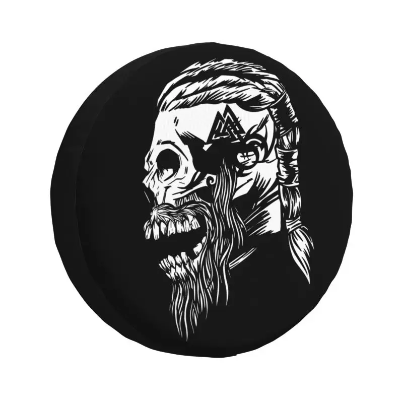 

Viking Warrior Skull Spare Wheel Tire Cover for Mitsubishi Pajero Jeep RV SUV 4WD 4x4 Vehicle Accessories 14" 15" 16" 17"