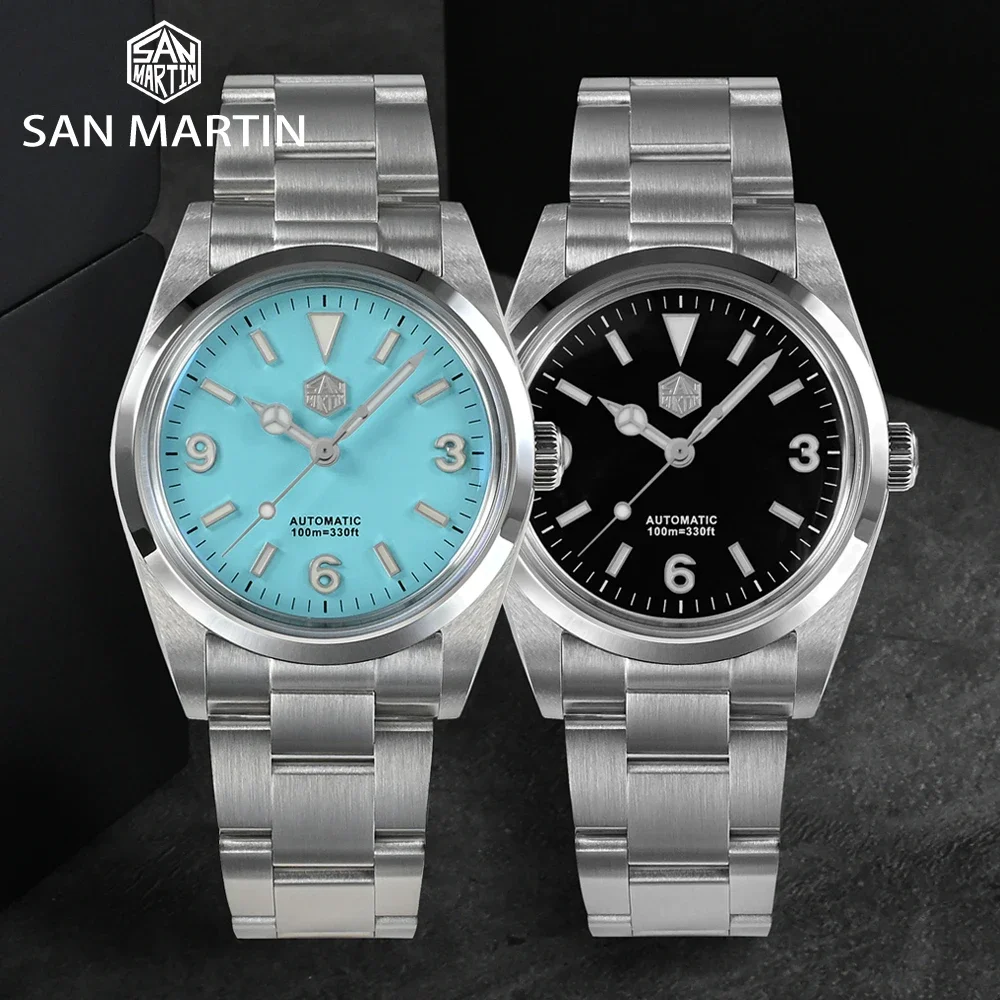 San Martin Sn0021-G-B1 36Mm Orologi Da Uomo Explore Series Fashion Luxury Couples Orologio Sportivo Automatico Meccanico 10Bar Relojes