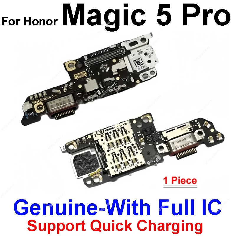 Universal Charging USB Dock with SIM Card Slot - Replacement Charger Board for Huawei Honor Magic Series