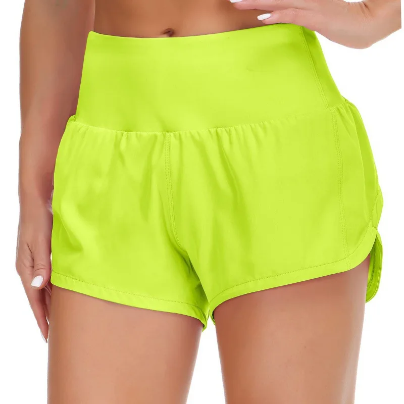 

Women Shorts Back Zipper Pockeks Sports Shorts With Liner Running Exercise Gym Workout Training Shorts Sportswear