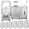 20-30inch Full Transparent Luggage Protector Cover Waterproof Suitcase Protector Cover Dustproof Rolling Luggage Suitcase Cover 1